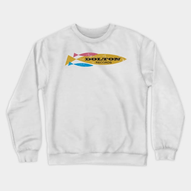 Dolton Records Crewneck Sweatshirt by MindsparkCreative
